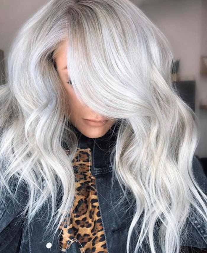 Polar blonde hair dye