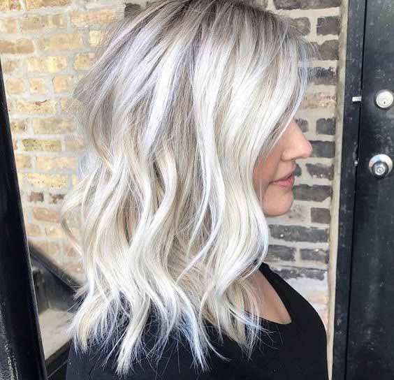 Polar Blonde Gradient Lob