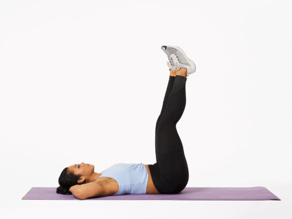 Sit-ups with legs elevated Sit-ups with legs elevated